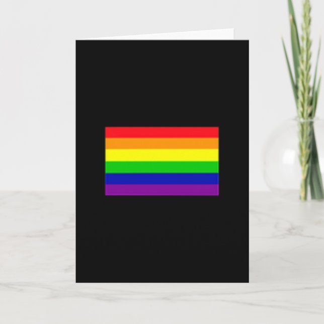 Subtle Gay Pride Flag806png806 T Shirt  Card (Front)