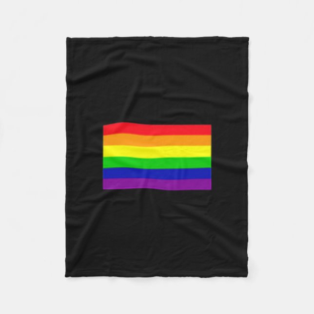 Subtle Gay Pride Flag806png806 T Shirt  Fleece Blanket (Front)