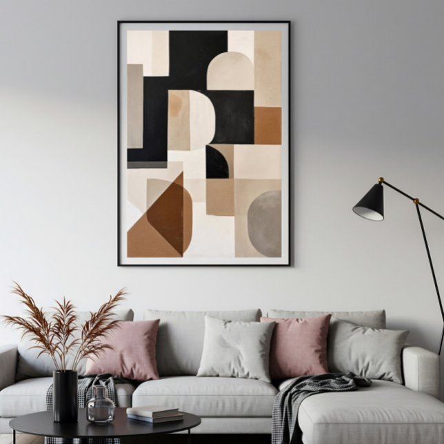 Subtle Geometric Rhythm Canvas Print (Creator Uploaded)