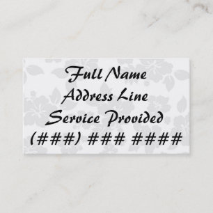 Subtle Hawaiian Business Card