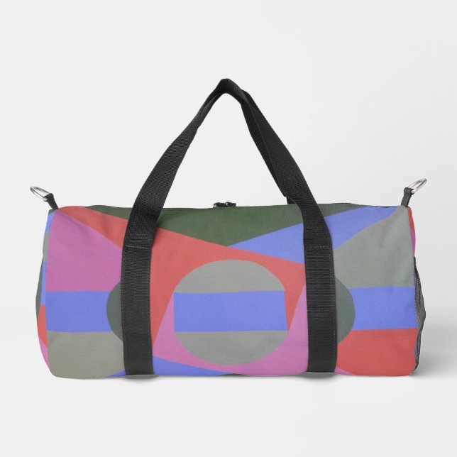 Subtle Hues Abstract Travel Bag (Front)