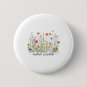 Subtle Kamala Vote Harris Waltz 2024 Kamala For Pr 6 Cm Round Badge