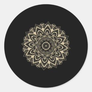 Subtle Mandala 8647 Resist Anti Trump Feminist Classic Round Sticker