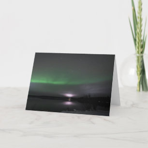 Subtle Northern Lights, Fairbanks, AK -  Card