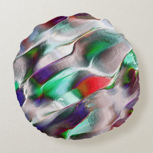 Subtle or colourful extravagance in a virtual rock round cushion