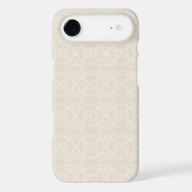 Subtle Ornate Damask Textured iPhone 6 case (Back)