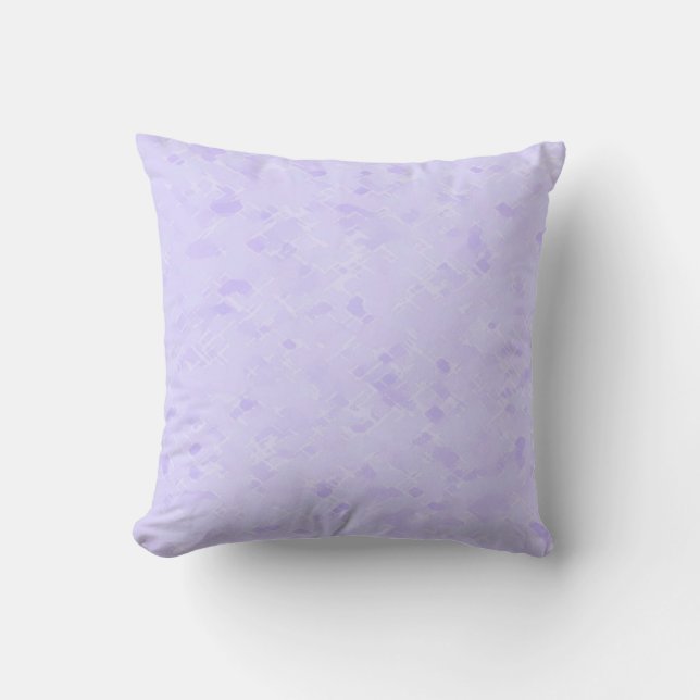 Subtle Pale Lavender Pattern Cushion (Front)