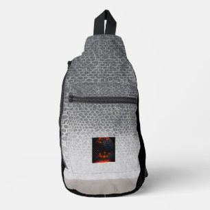 Subtle Pattern with 3D AMOLED Design – Sling Bag