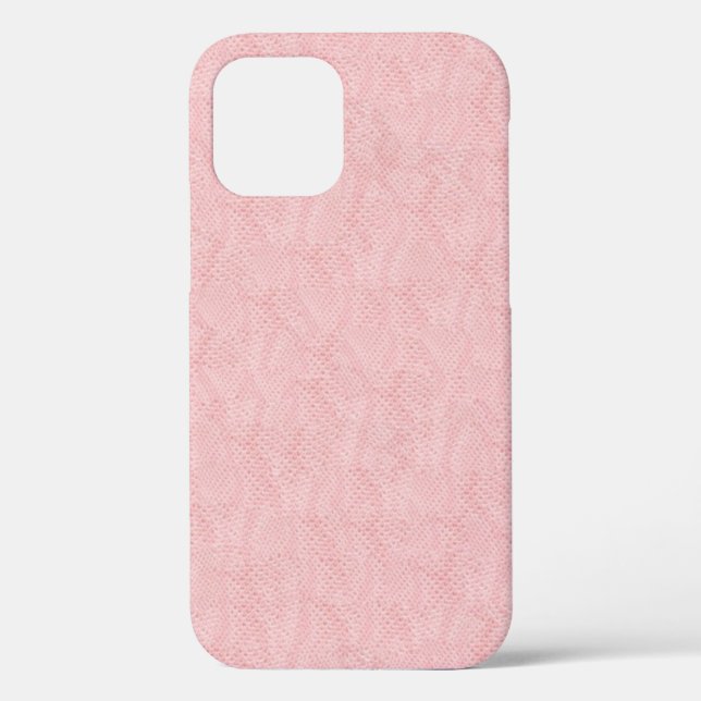 Subtle Pink Snakeskin Pattern Case-Mate iPhone Cas Case (Back)