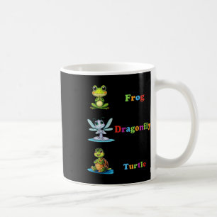 Subtle Political Humour Frog Dragonfly Turtle Yoga Coffee Mug