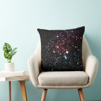 Subtle Rainbow Astral Glitter Cushion