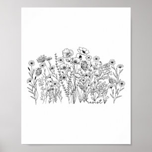 Subtle Resist Floral Botanical Protest Liberal Res Poster
