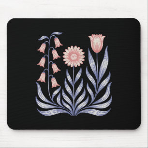 Subtle Resist Trump Foxglove Daisy Tulip Flower 4t Mouse Mat
