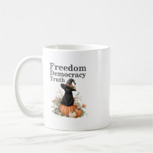Subtle Resist Trump Freedom Democracy Truth Witch Coffee Mug