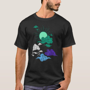 Subtle Sun Cloud MLM Pride Flag Colour Gay Proud L T-Shirt