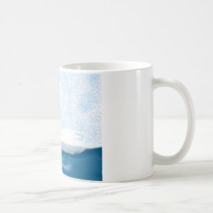 Subtle Swans in Love (heart shapes) Art Gifts Coffee Mug