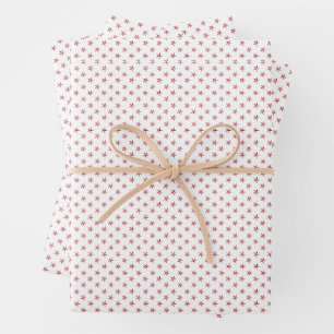 Subtle Tiny Stars & Celestial Pattern Wrapping Paper Sheet