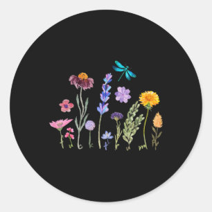 Subtle Vintage Watercolor Anti Trump  Classic Round Sticker