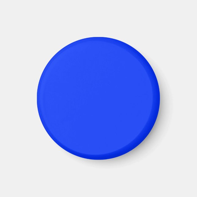 Subtle yet Bold Royal Blue Fashion Colour Trend Magnet (Front)