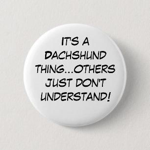 Suburban Chicagoland Dachshund Lovers 6 Cm Round Badge