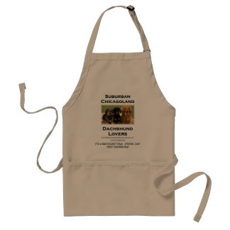 Suburban Chicagoland Dachshund Lovers Standard Apron