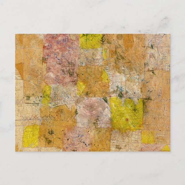 Suburban Idyll, 1926 by Paul Klee Postcard (Front)