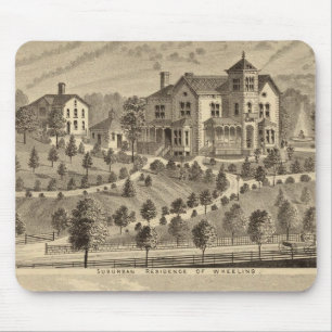 Suburban residence of Wheeling Mouse Mat