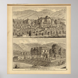 Suburban residence of Wheeling Poster