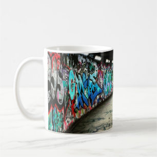 Subway graffiti art coffee mug