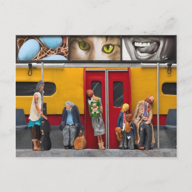 Subway / Lonely Travelers Postcard (Front)