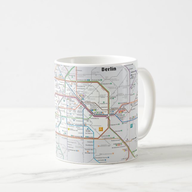 Subway of Berlin Coffee Mug (Front Right)