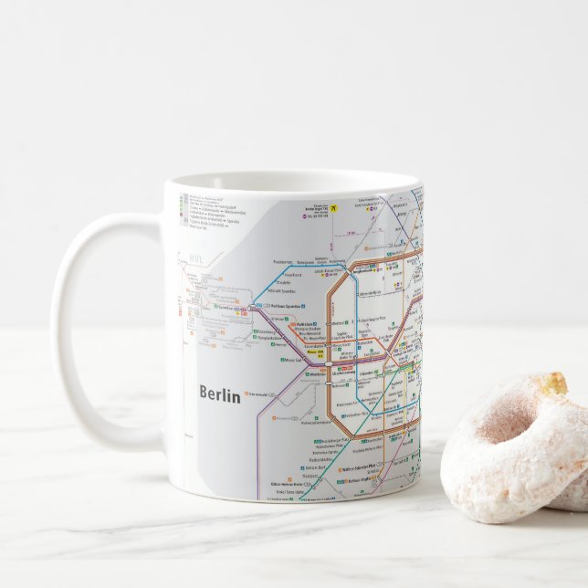 Subway of Berlin Coffee Mug (With Donut)