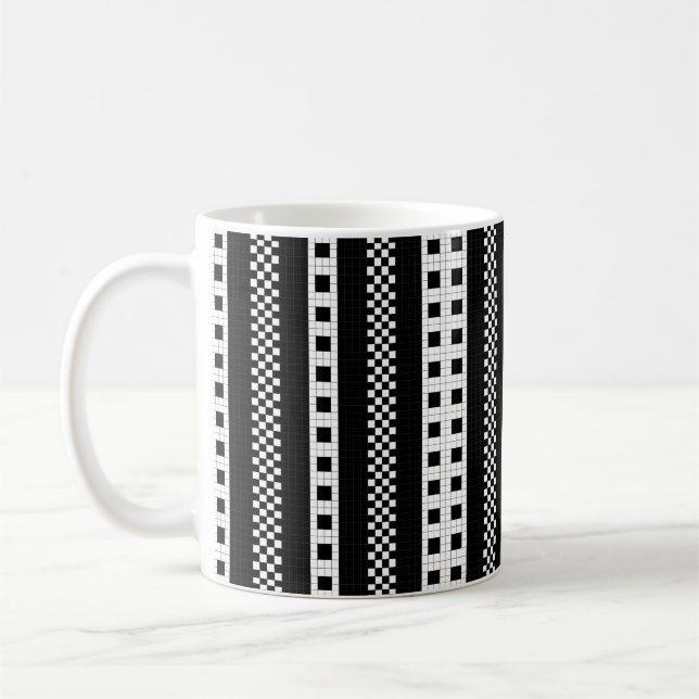 Subway Plaid Geometrics RL90 Coffee Mug (Left)