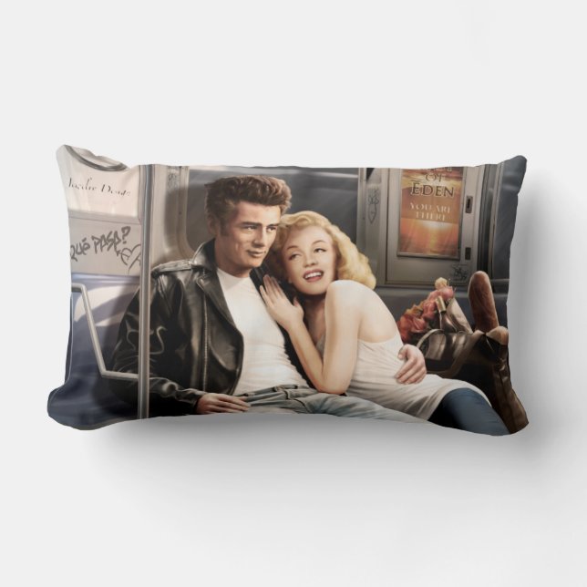 Subway Riders Lumbar Cushion (Front)