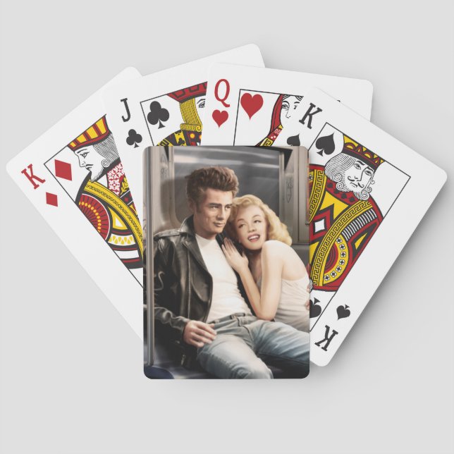 Subway Riders Playing Cards (Back)