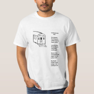 Subway Sightseeing Adventure t-shirt