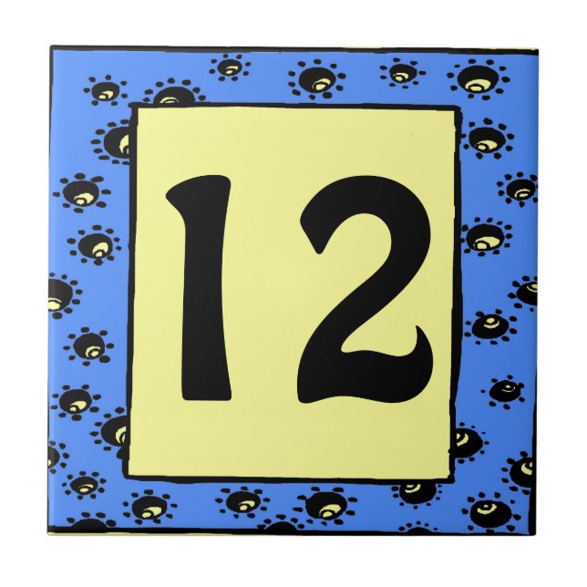 Subway Tiles Blue Frame Stars edit text (Front)