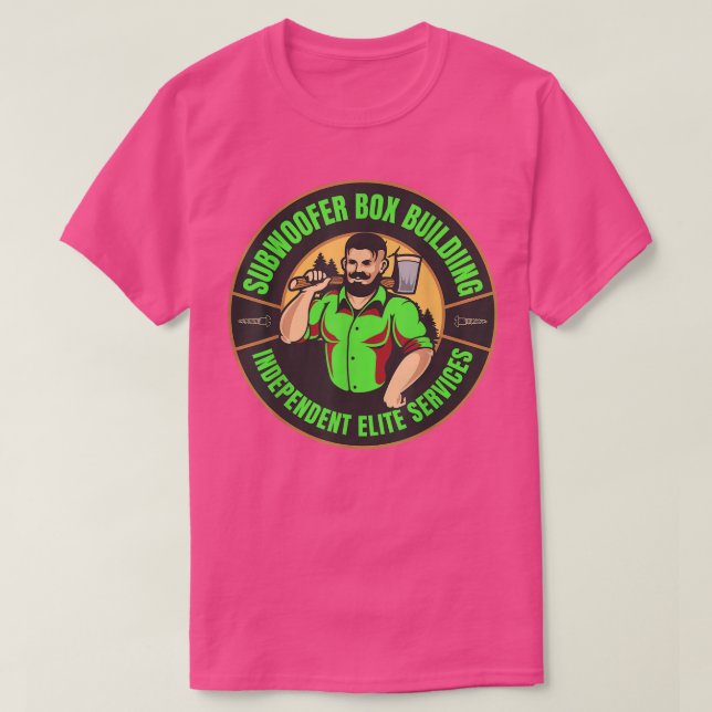 Subwoofer Bo Building Elite Services  T-Shirt (Design Front)