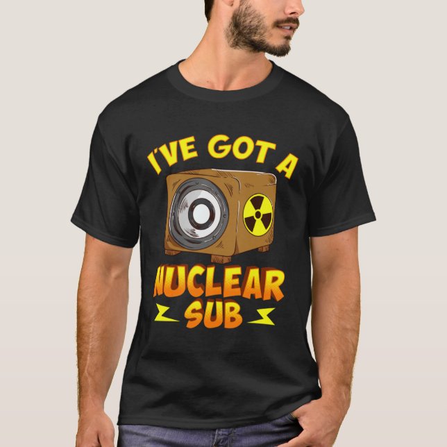 Subwoofer for Home Theatre Fans and Bassheads T-Shirt (Front)