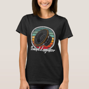 Subwoofer sound engineer audio synthesizer music m T-Shirt