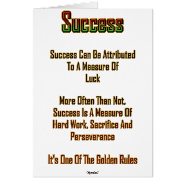 Success (Front)