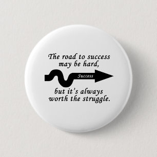 Success 6 Cm Round Badge
