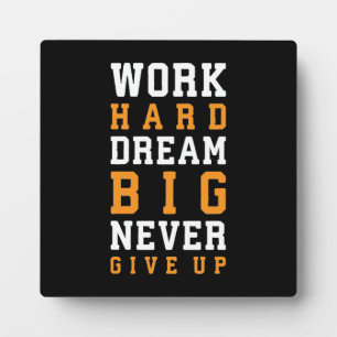 Success and Gym Motivational Plaque