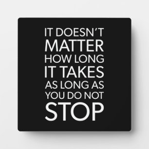 Success and Gym Motivational Plaque