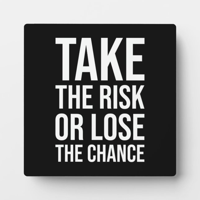 Success and Gym Motivational Plaque (Front)