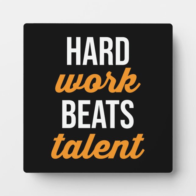 Success and Gym Motivational Plaque (Front)