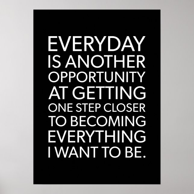 Success and Gym Motivational Poster (Front)