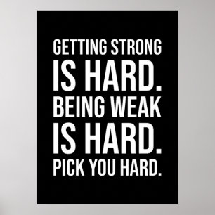 Success and Gym Motivational Poster