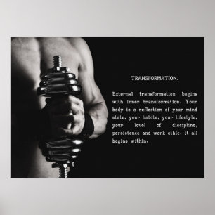 Success and Gym Motivational Poster