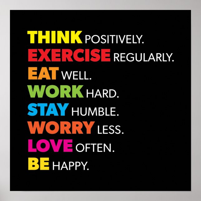 Success and Gym Motivational Poster (Front)